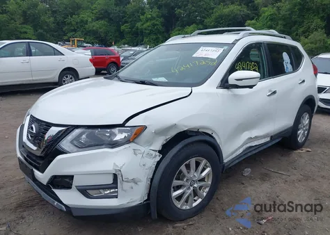 2017 Nissan Rogue Sv z USA, uszkodzony, nr VIN KNMAT2MV7HP503606
